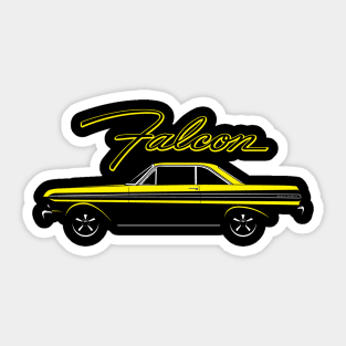 Yellow Falcon Sticker